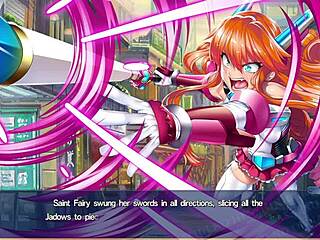 Heroine gangbanged in anime threesome