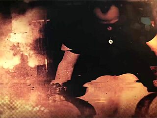 Wax drips on teen tits, spanking her kinky ass