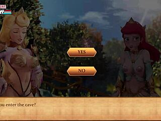 i play the princess quest demo in anime style.