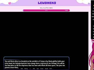 Vtuber Lewdneko Dominates Harem Hotel with Wild Moans