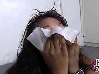 Leilani Leeane Enjoys Group Shower After Interracial Fun