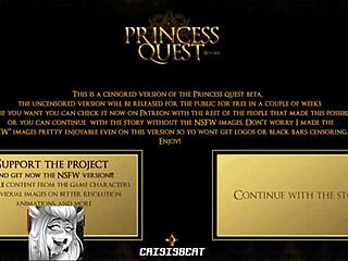 i play the princess quest demo in anime style.