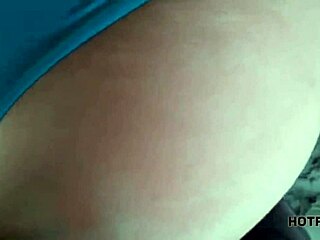 Blonde Milf with Big Ass Bends Over at Beach