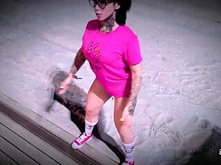 Devil got caught by a stranger and slammed hard in anal action.