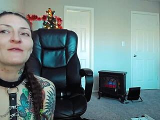 Hey, watch this alternative girl touching herself wild