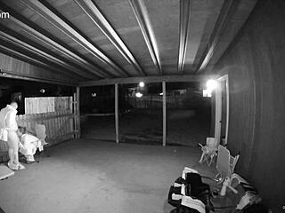 homemade outdoor exploration with bent over positions