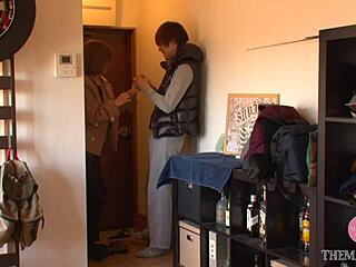 we lived a strange life with my ex-girlfriend who moved into my room for fucking and fingering