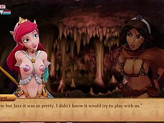 i play the princess quest demo in anime style.