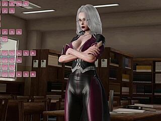 I crave her curvy body in this sexy librarian game