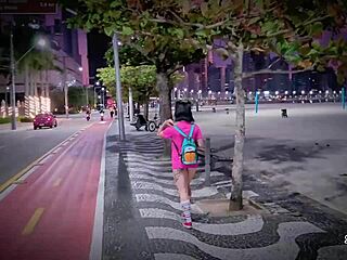 Devil got caught by a stranger and slammed hard in anal action.