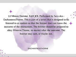 Femdom joi denial part 2 of 12 for f4m