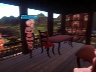 sexy hentai doll dances in monster girl island game