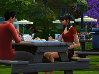 In Simxstory, cheating on her husband with blowjobs is common.