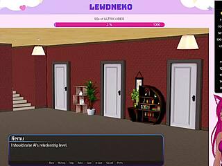 Vtuber Lewdneko Dominates Harem Hotel with Wild Moans