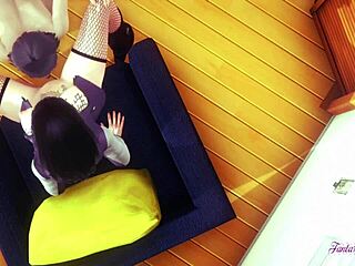 Boruto Naruto Hentai 3D: Himawari and Hinata cunnilingus with squirting action