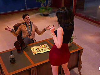 3D Cartoon Hentai Fashion Business Take Off Pants Show Ass E2 25