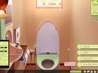 Summer Clover harem game ep 8 half-naked with huge boner