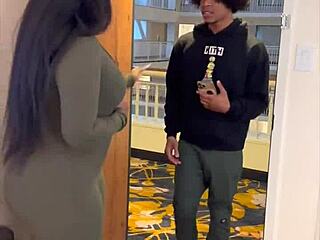 Horny Milf Charlotte Lavish Invites Lil D For Coffee Teaser Session