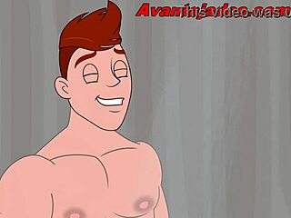 Anime forest features gay perverts in comic style