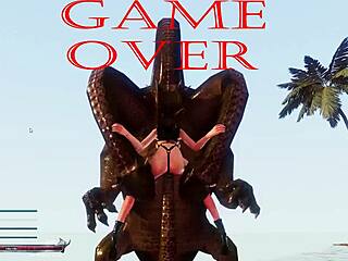 sword x hime game over edits got some crazy monster action going on