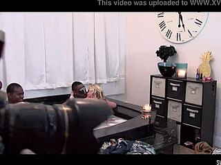 interracial jacuzzi foursome with milfs sucking cocks and big tits bouncing 😈💦