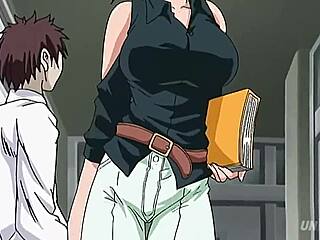 Naughty Step Mom Teaches Young Step Daughter Intimate Hentai Touch