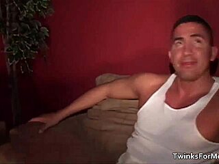 Two Gay Twinks Suck Hard Dicks