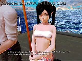 Chatting about the latest harem hotel game episode