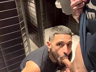 We love fucking in the bathrooms!