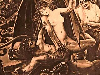 These vintage erotic drawings stir up such wild, nostalgic desires!