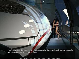 Damn! Footjob action in restaurant hentai!