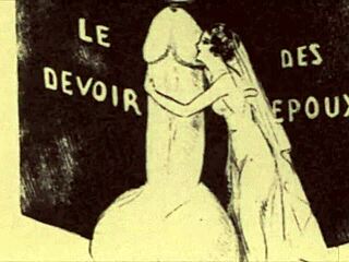 What secrets hide in this vintage erotic illustration from the past?