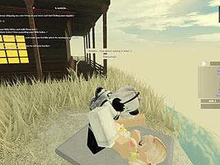 Roblox porn with ass shaking and deepthroat action in NZ.