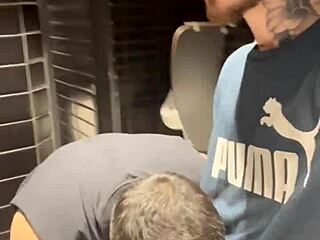 We love fucking in the bathrooms!