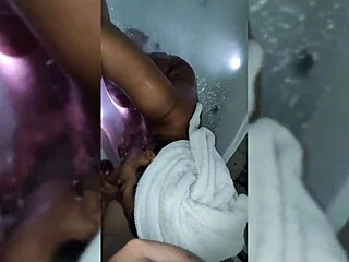 In the bathtub with my step-nephew, what a slutty homemade scene!