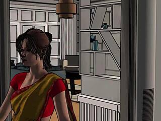 Indian stepmother seduces her stepson in this intense encounter