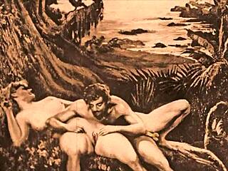 These vintage erotic drawings stir up such wild, nostalgic desires!