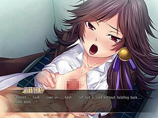 commander babes in episode 3 get wild with titty fucking in bathroom