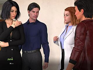 become a rock star in selina’s route, episode 83. homemade anime game with redhead big tits action.