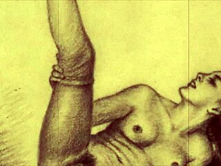 Vintage Anime Erotic Illustration