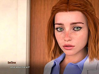 become a rock star in selina’s route, episode 83. homemade anime game with redhead big tits action.