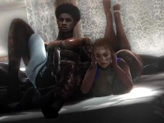 ginger hottie craves big black cock in hentai fun