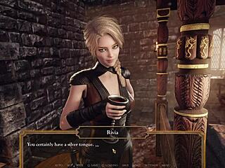 Holy crap, winning the best prize after a fight with perfect tits in a hentai game! Unbelievable!