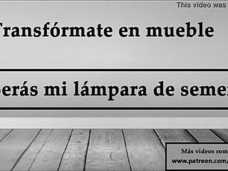 I want you to become my cum lamp furniture, okay?