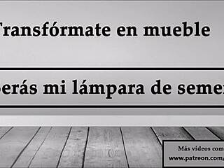 I want you to become my cum lamp furniture, okay?