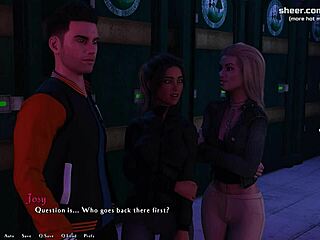 two young sluts share a cock outdoors 😈