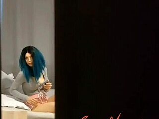 Step-sister discovers me in the closet, leading to bent-over squirting with monster cock