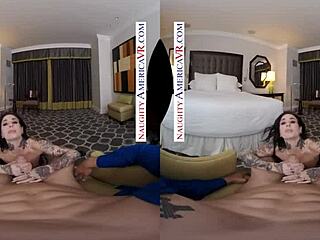 Naughty Joanna Angel Craves Intense Fucking. She Licks Balls And Offers Titty Fuck In Heels.