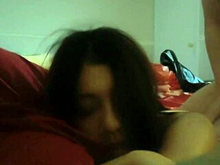 Asian teen brunette bends over for intense pussy licking. Then gets doggystyled with small cock.