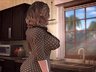 Treasure Of Nadia Episode 2: Sexy Milf Massages Cock With Anal And Blowjob.